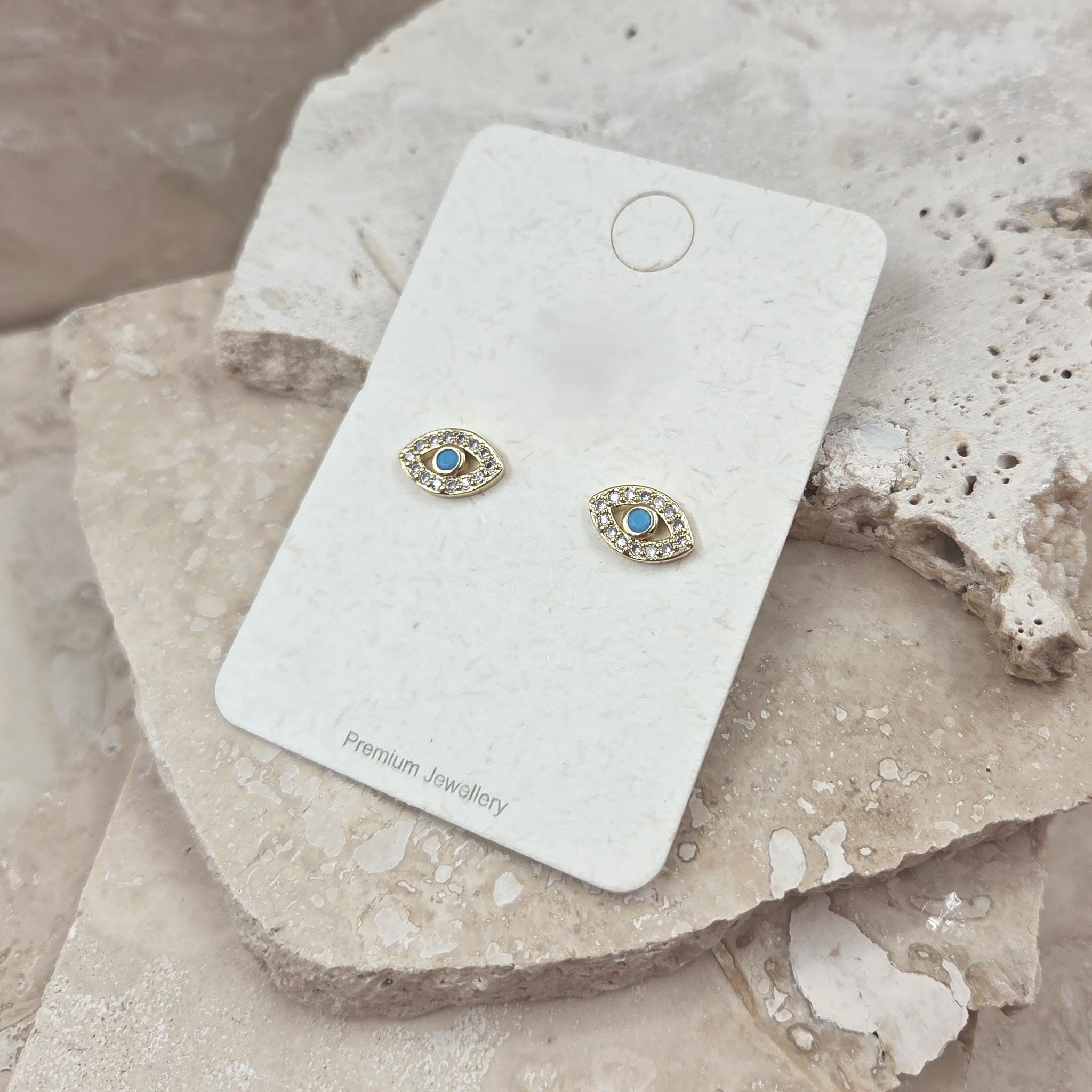 Lucky Eye Crystal Earrings