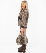 'Alessia' - Luxe Dog Tooth Jacket
