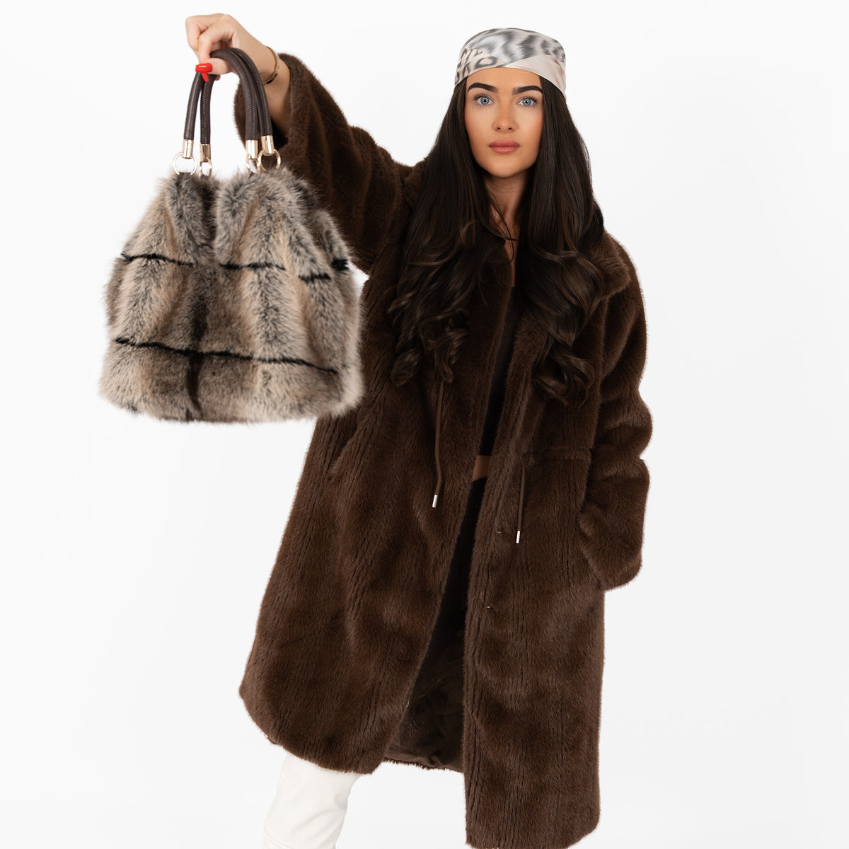 Faux Fur Handbag