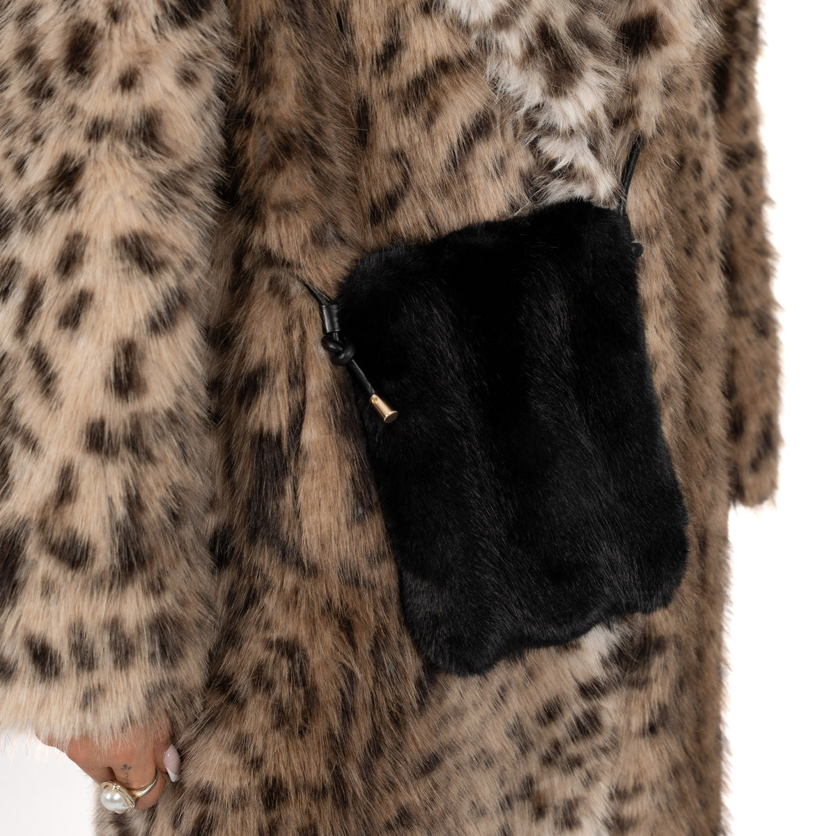 Faux Fur Crossbody Bag