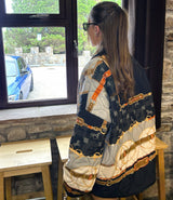 'Celine' - Luxe Chain Print Jacket