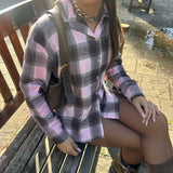 'Blair' - Tie-Back Check Shirt