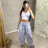 Paris Print Harem Trousers