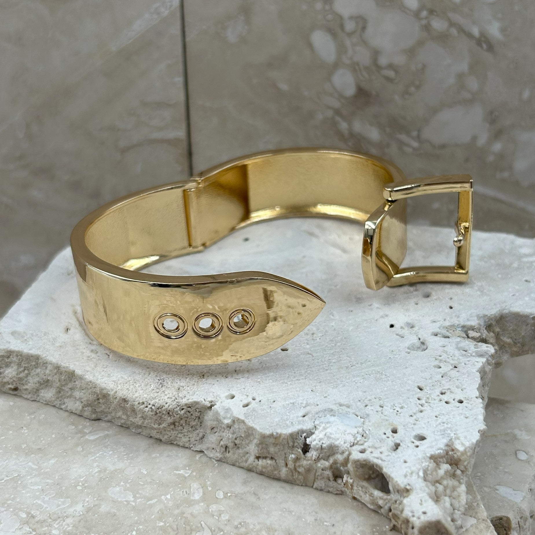 Designer Inspired Adjustable Buckle Bracelet