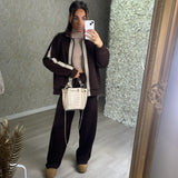 Straight Leg Jogger Zip Up Tracksuit
