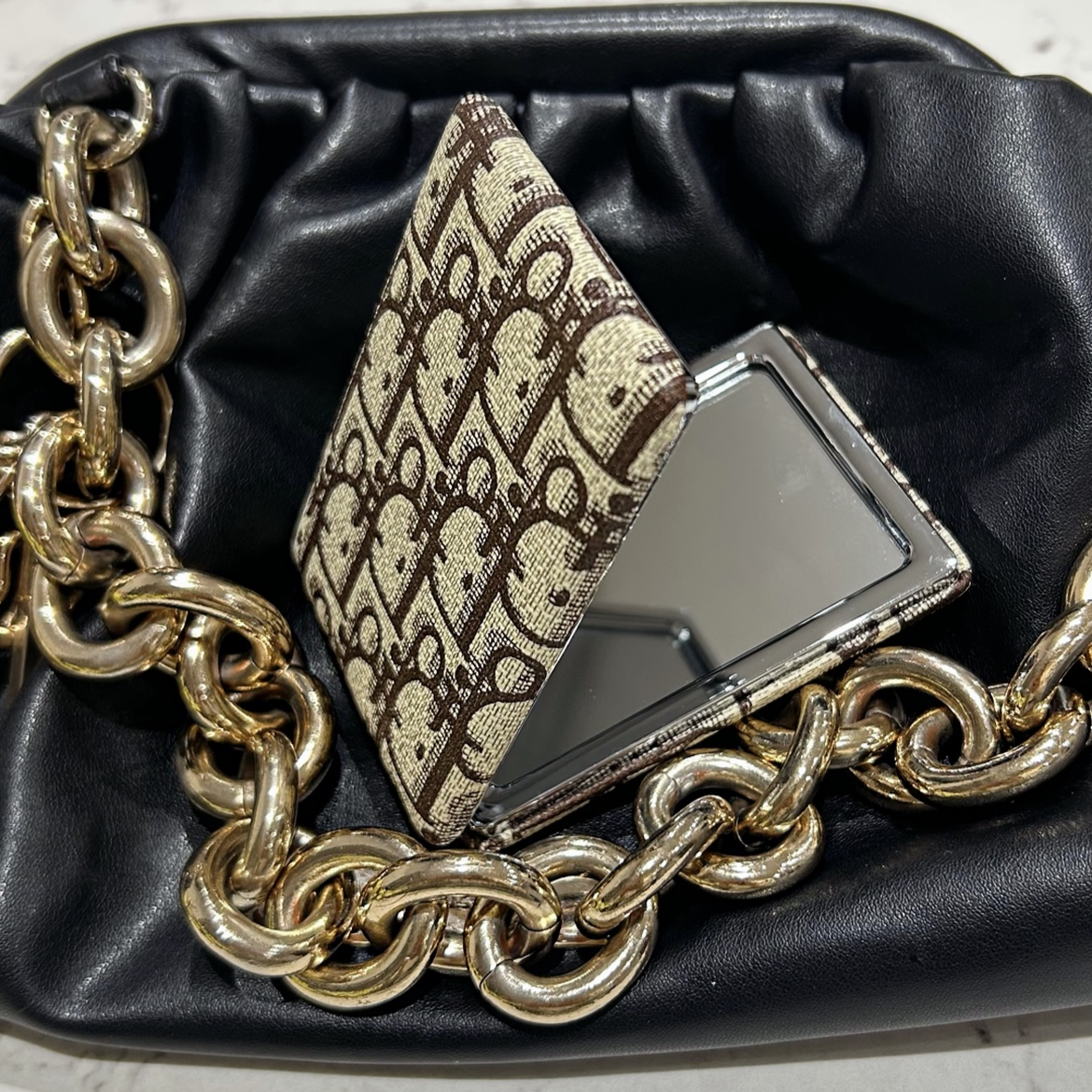 'Christian Dior' Inspired Compact Mirror