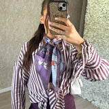 Equestrian Silk Neck Scarf
