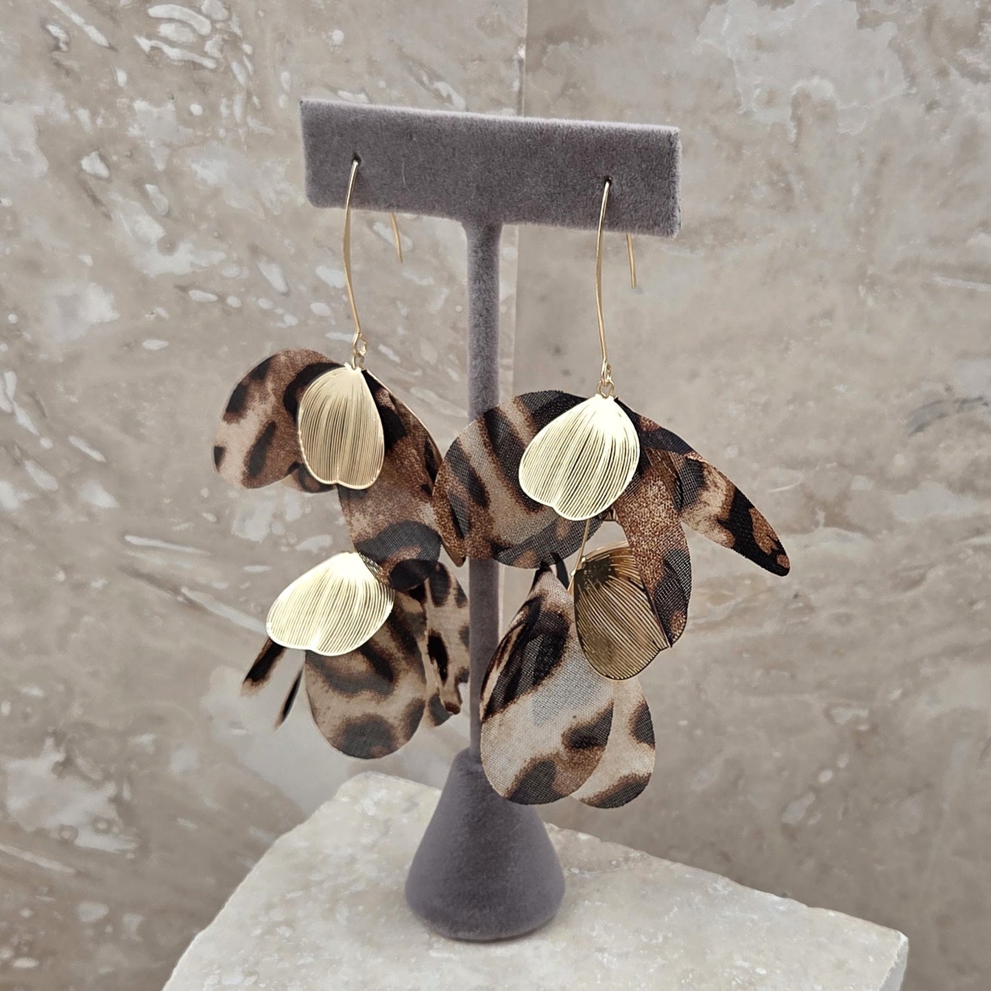 Light Weight Animal Print Sheer Earrings