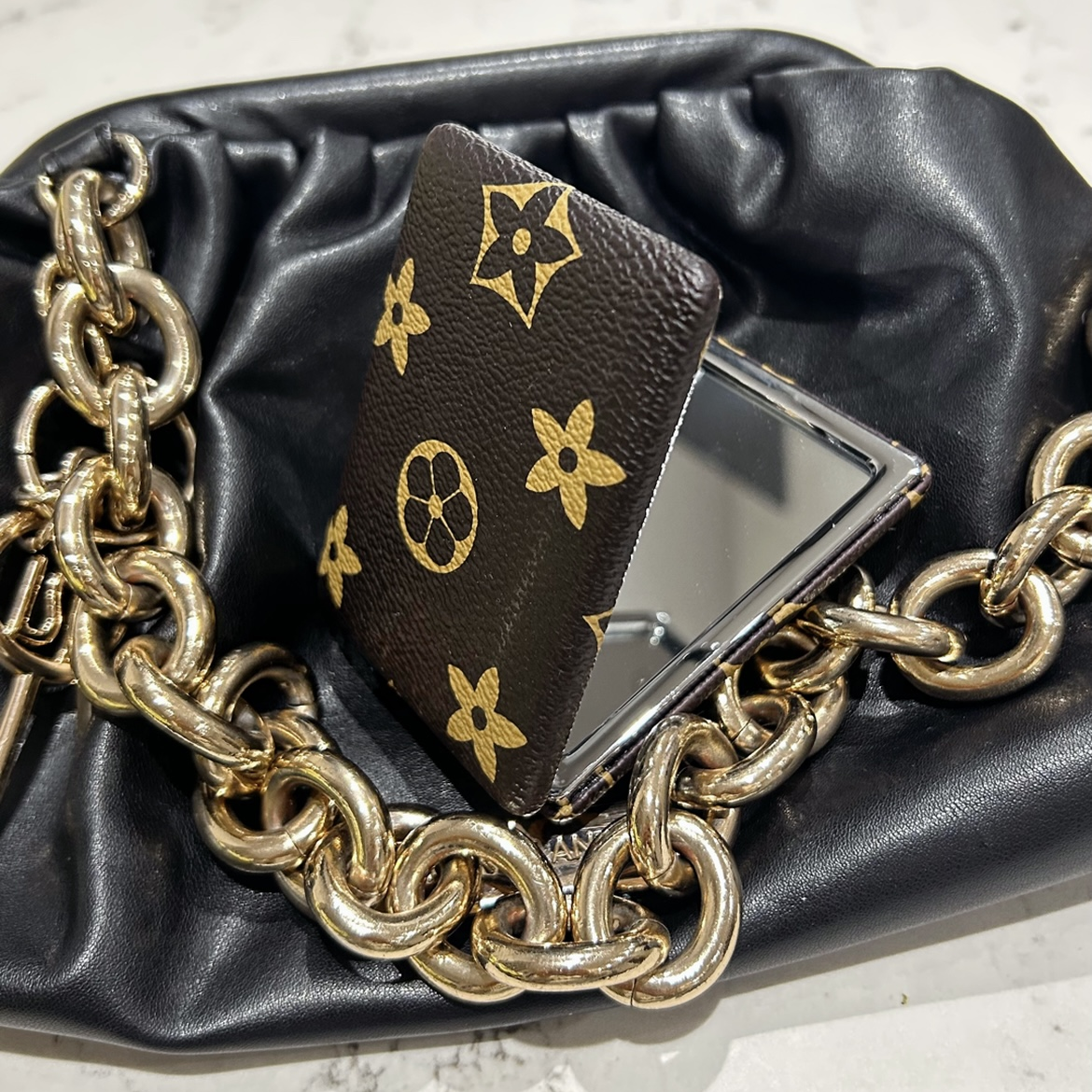 'Louis Vuitton' Inspired Compact Mirror