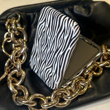 Zebra Print Compact Mirror