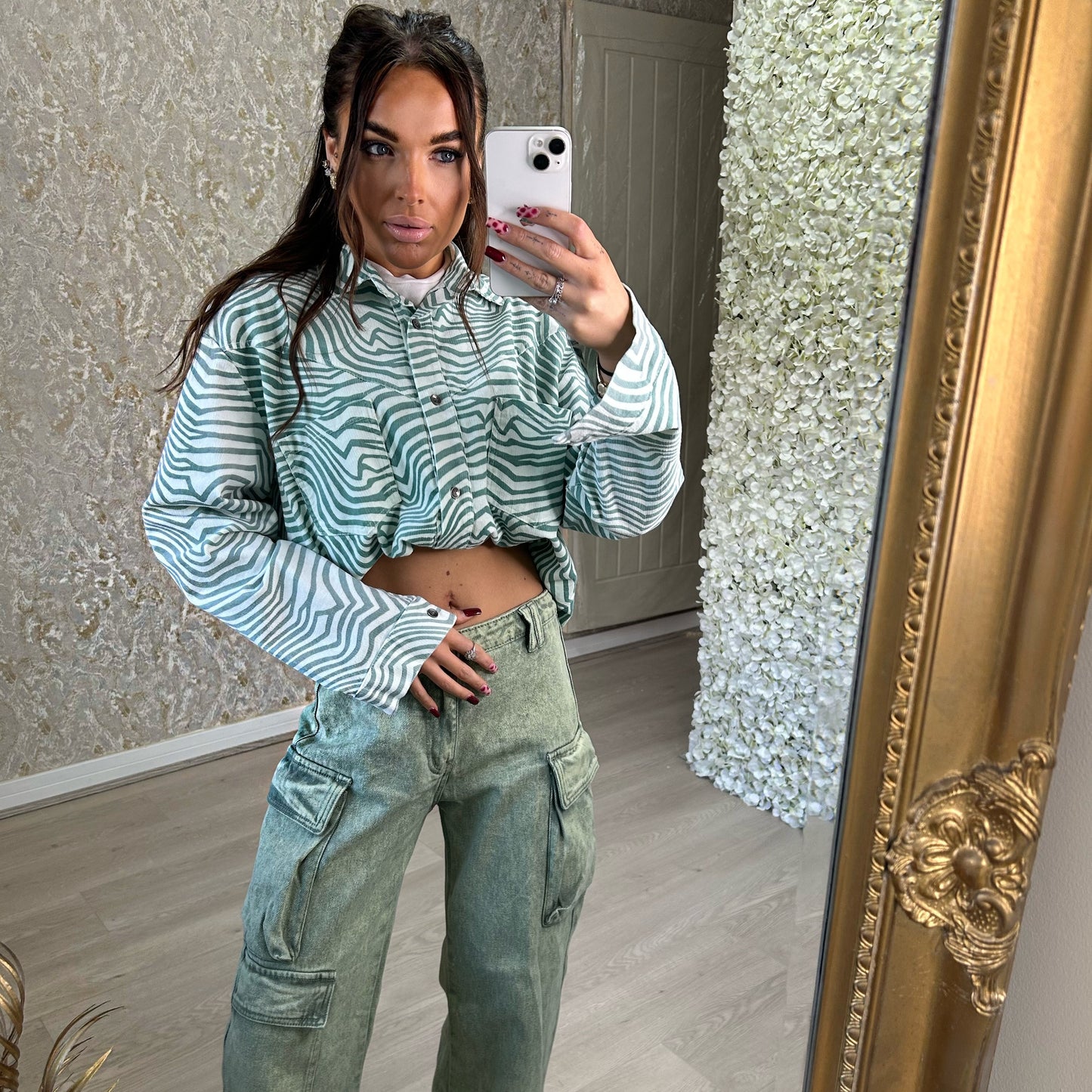 Zebra Corduroy Shirt
