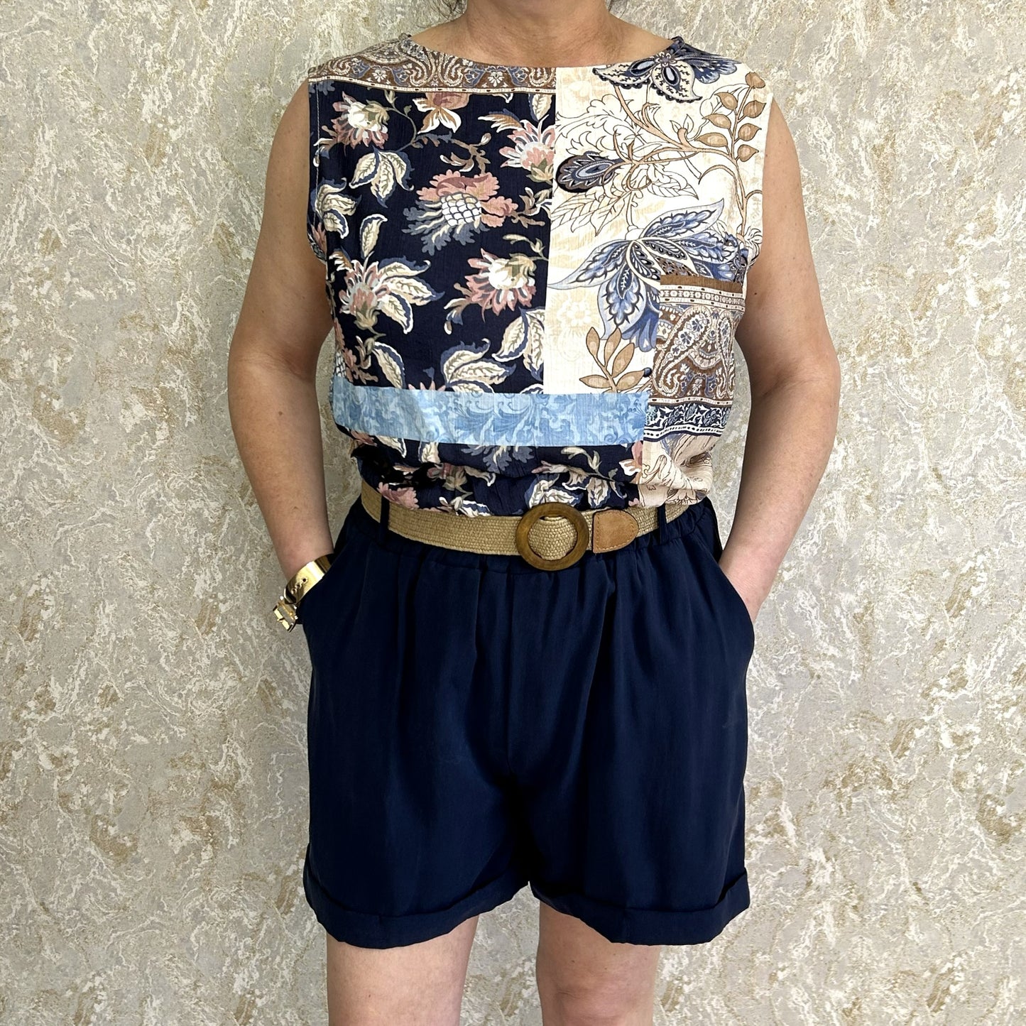 Tailored Shorts and Stretchy Belt