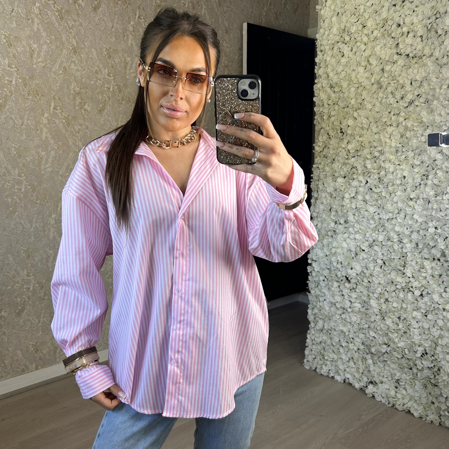 Neon Malibu Stripe Shirt