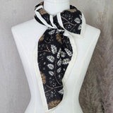 Paisley Print Silk Neck Scarf