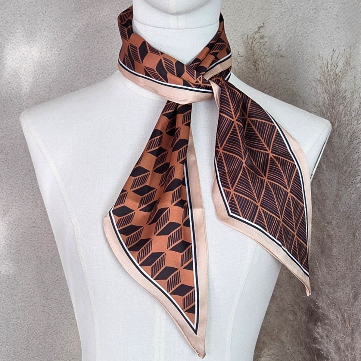 Retro Silk Neck Scarf