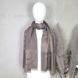 'Hermes' Inspired Metallic Scarf