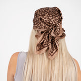 Leopard Print Versatile Head & Neck Scarf