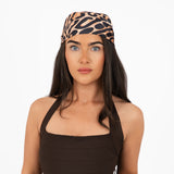 Leopard Print Versatile Head & Neck Scarf