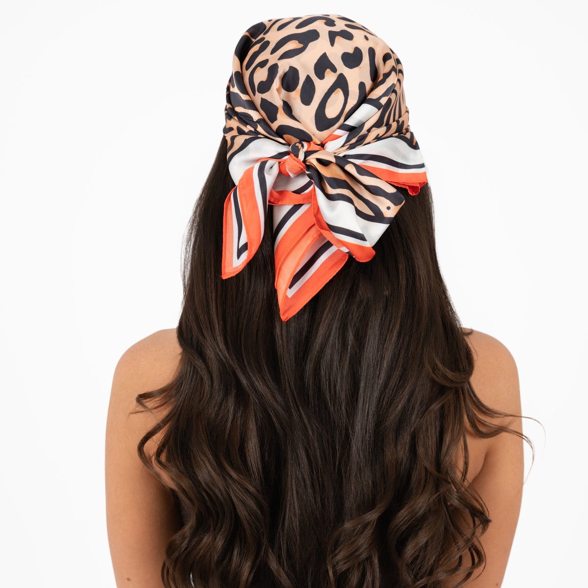 Leopard Print Versatile Head & Neck Scarf