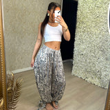 Paris Print Harem Trousers