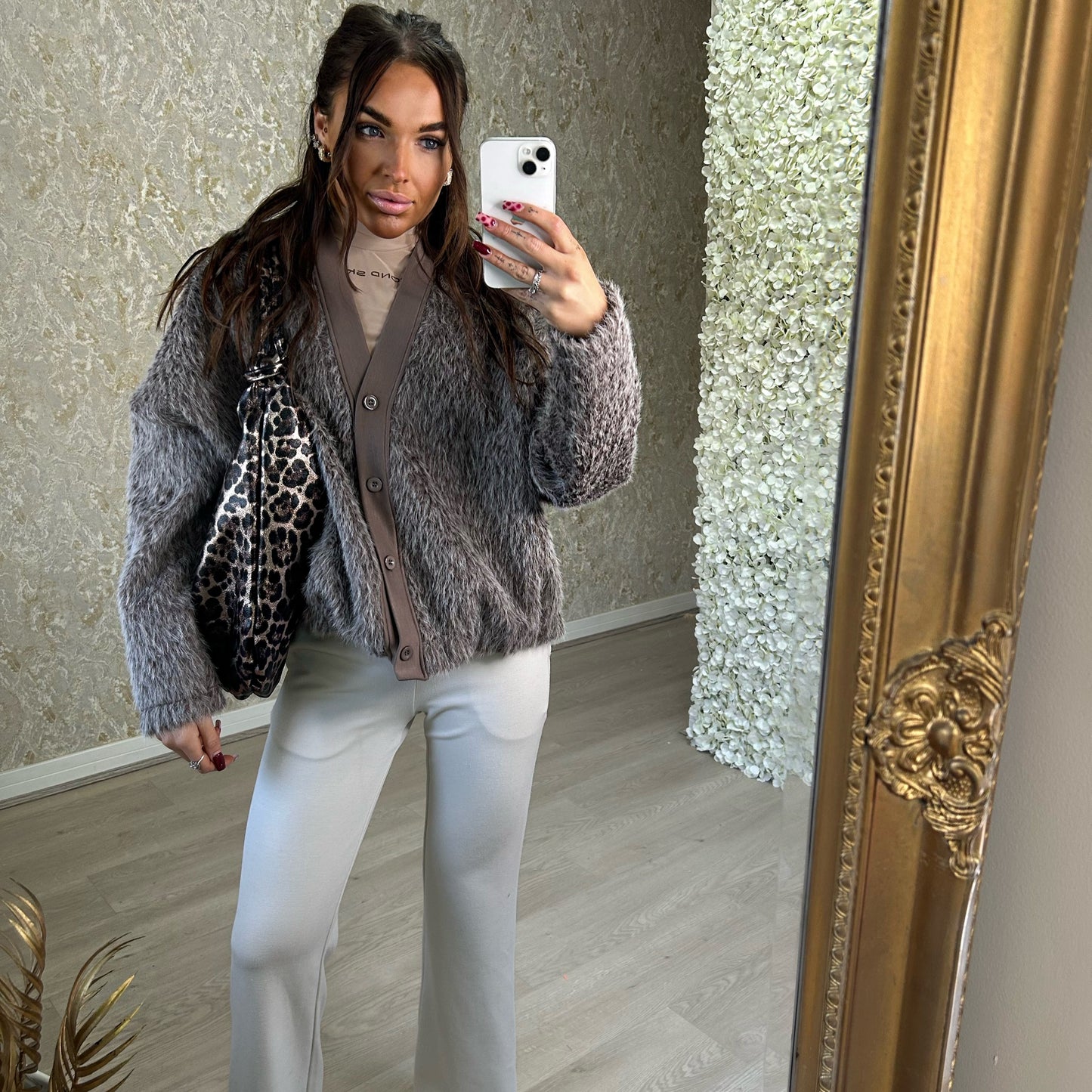Faux Fur Jacket/Cardigan