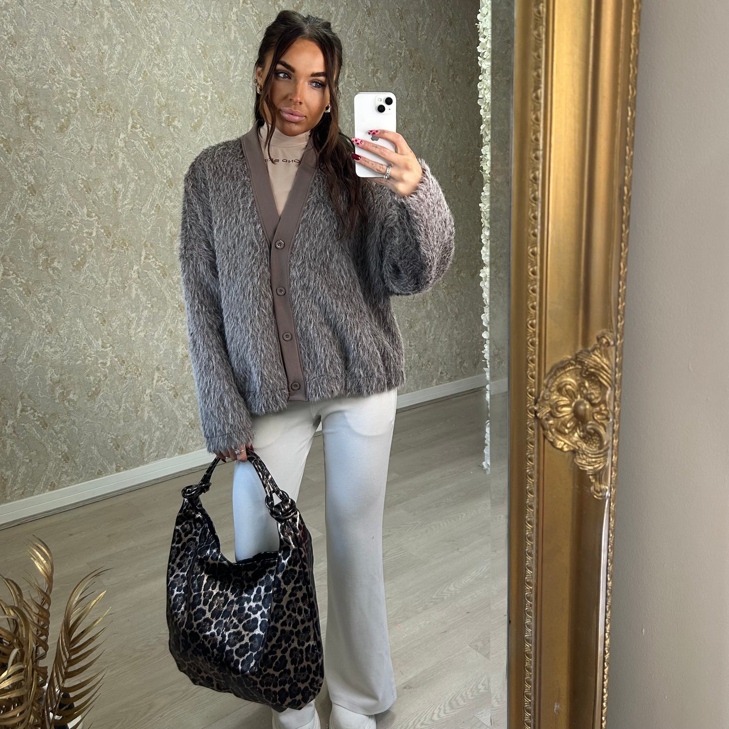 Faux Fur Jacket/Cardigan