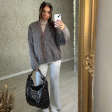 Faux Fur Jacket/Cardigan