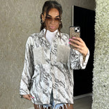 Tie-dye Shirt With Sequin Pockets