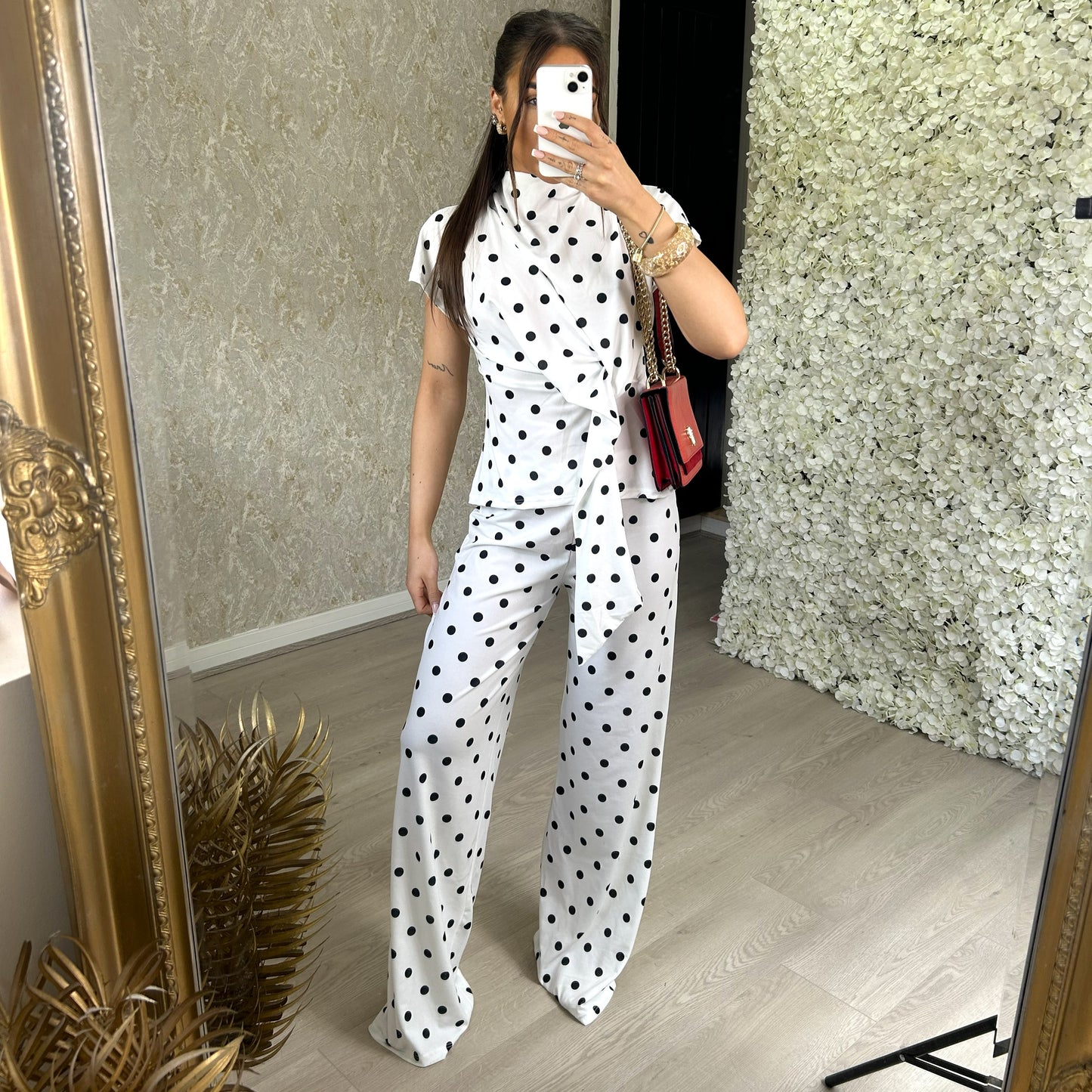 Polka Dot Stretchy Co-Ord Set