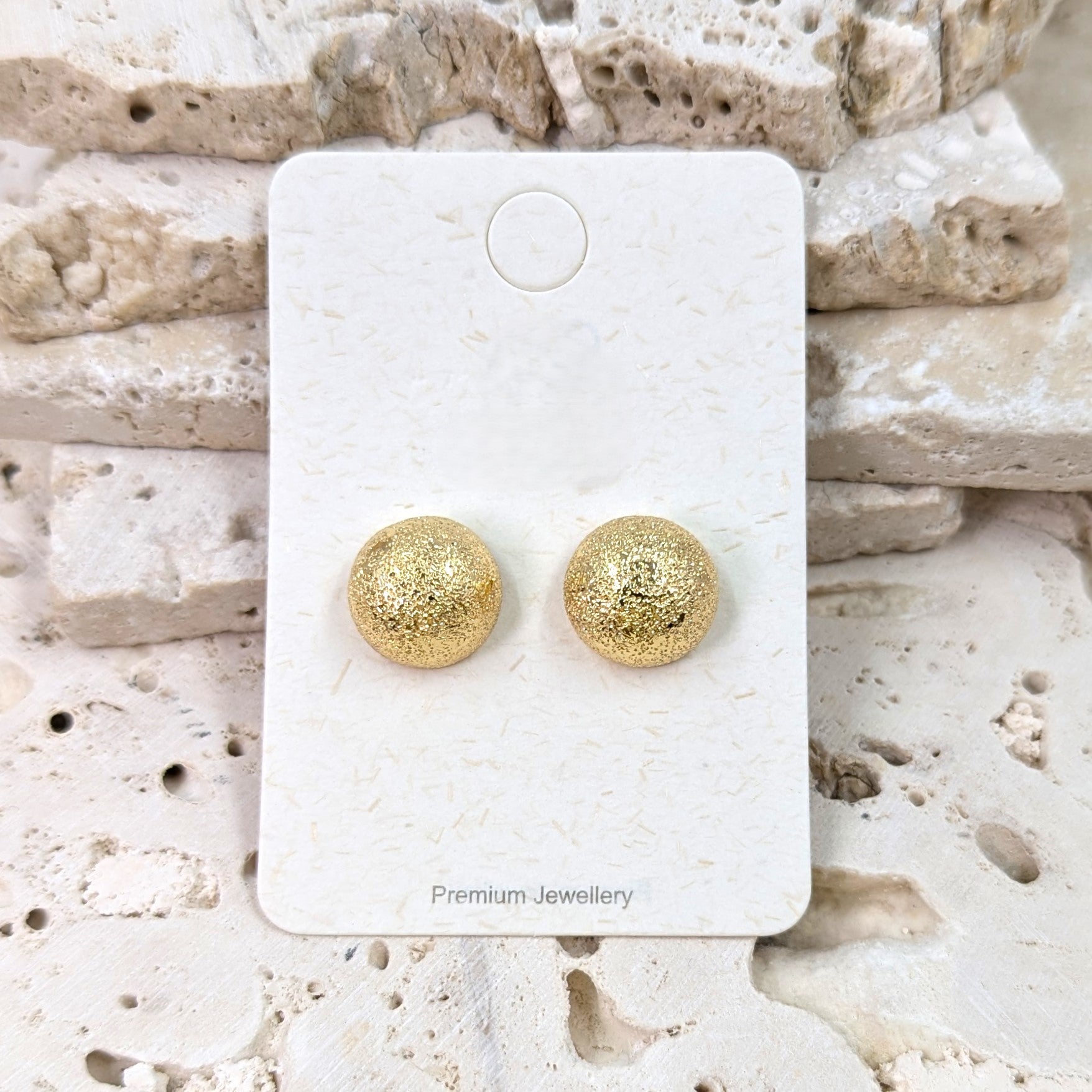 Textured Stud Earrings
