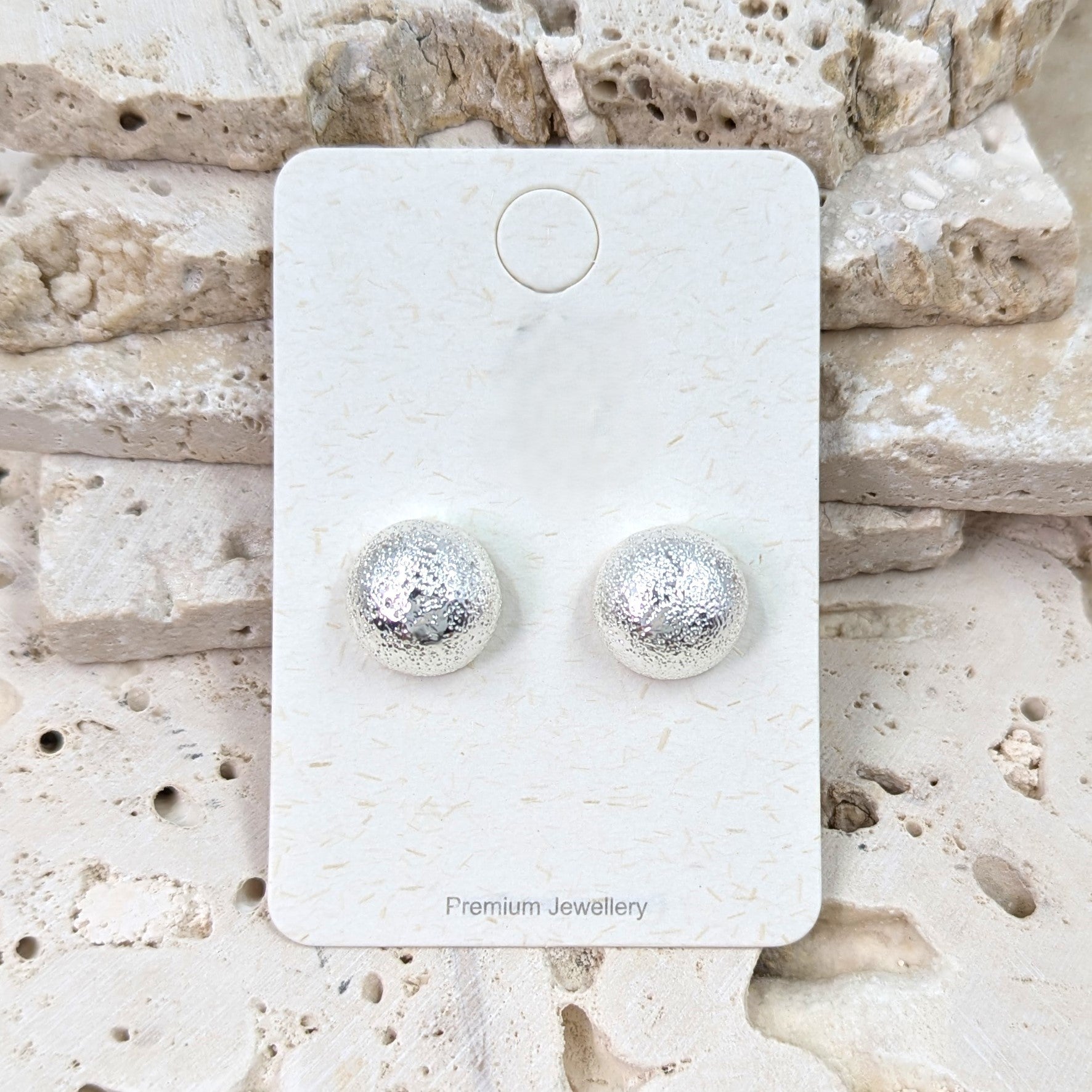 Textured Stud Earrings