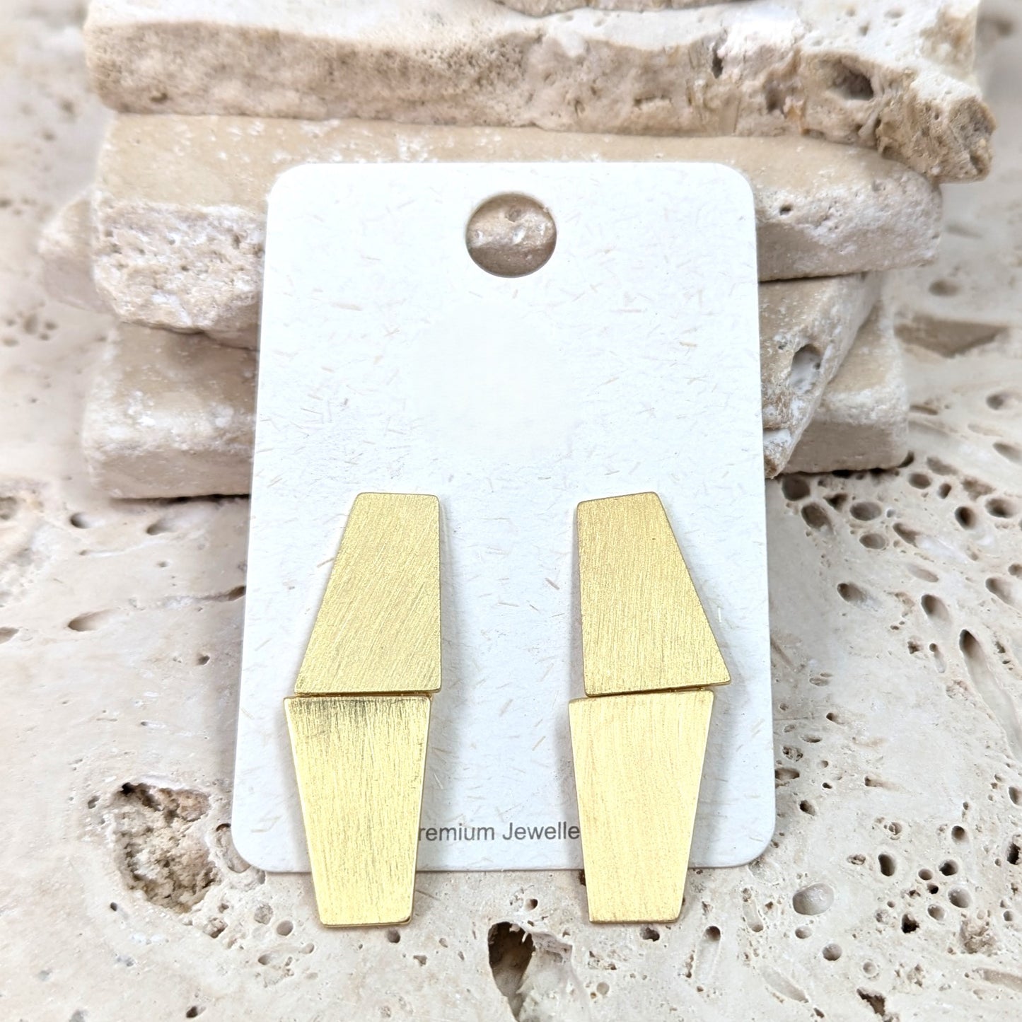 Geometric Shape Drop Earrings