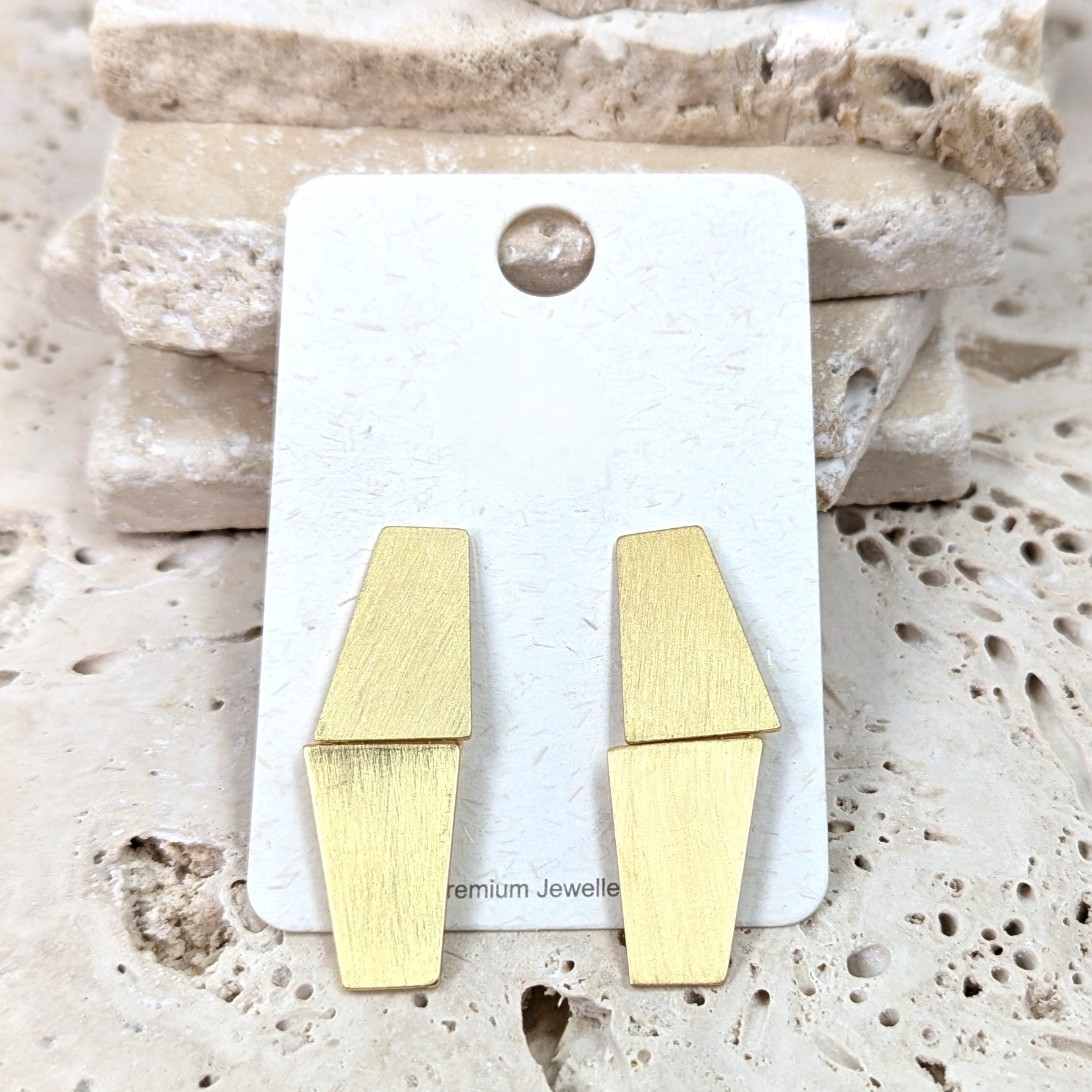 Geometric Shape Drop Earrings