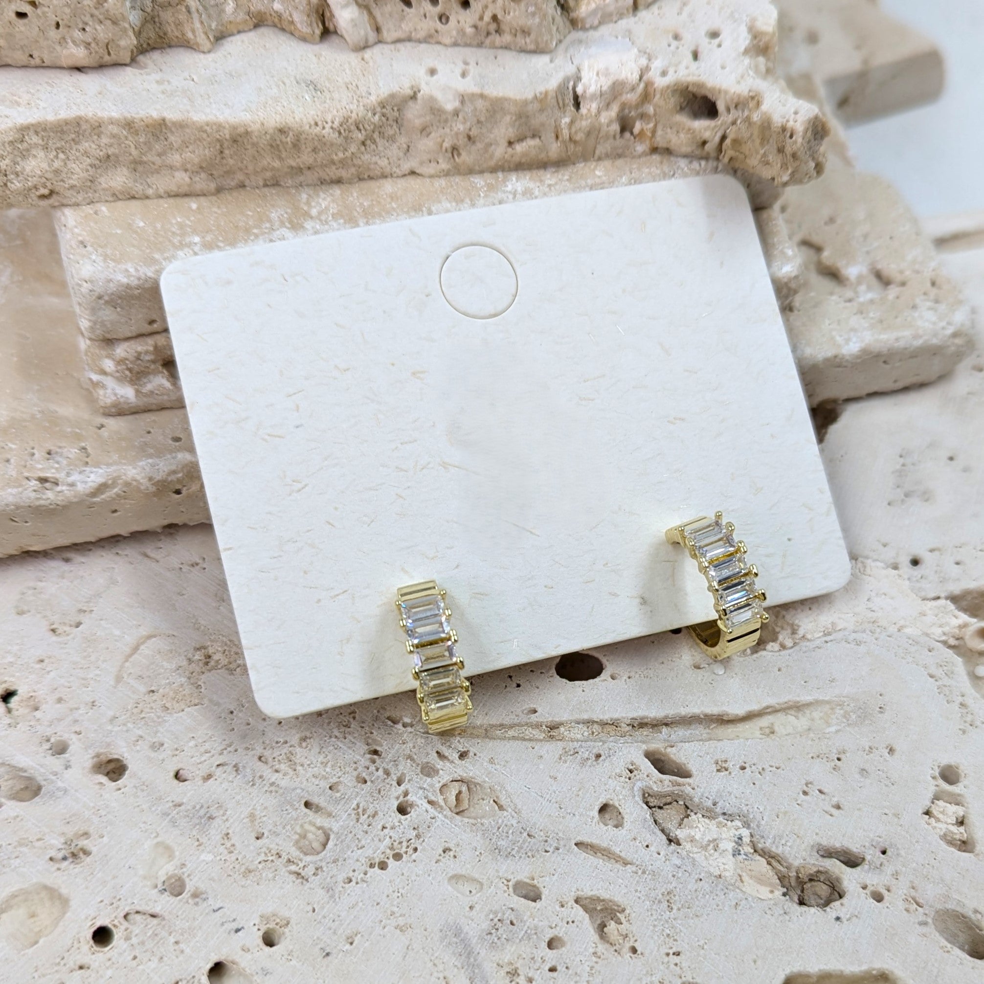 Baguette Crystal Earrings