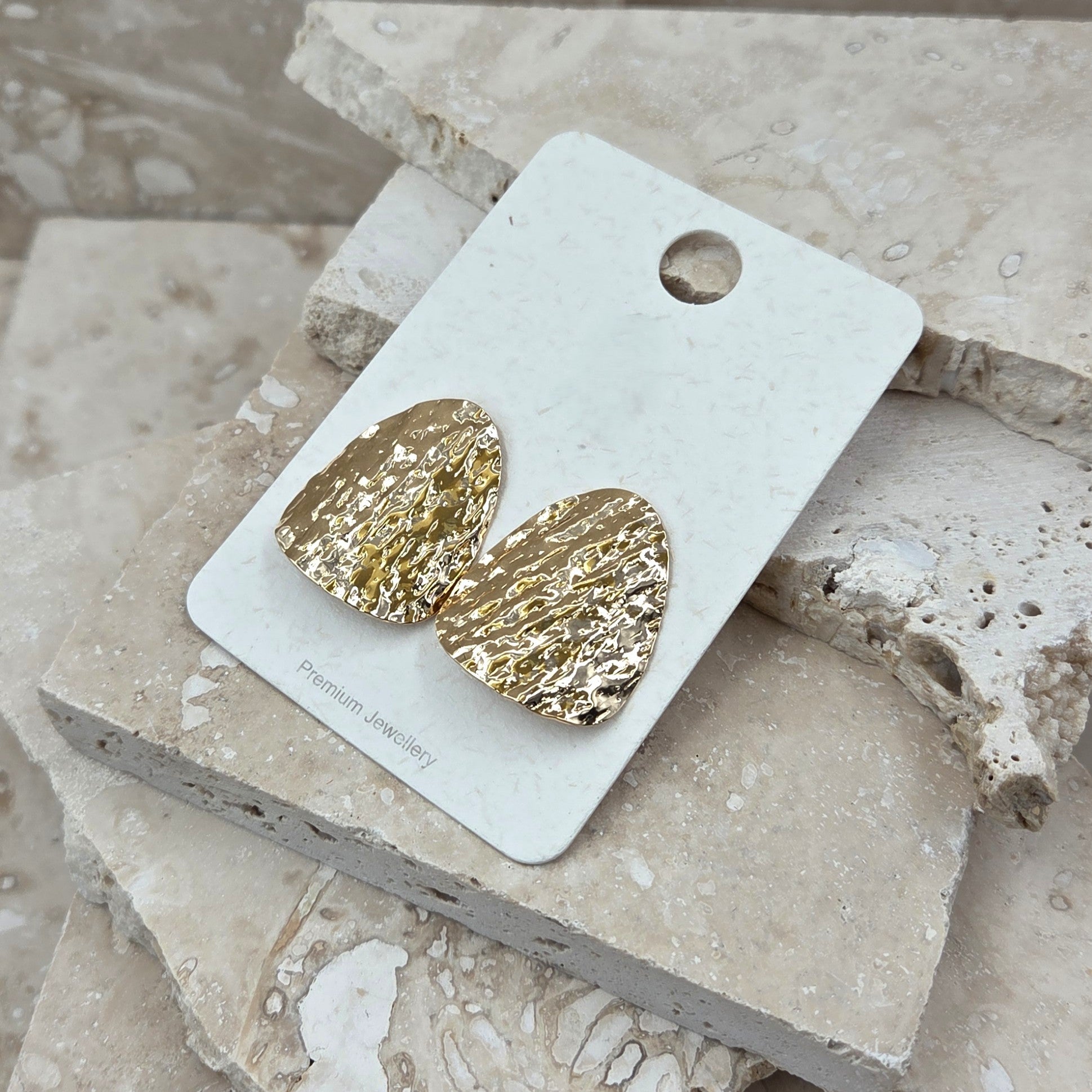 Textured Statement Earrings