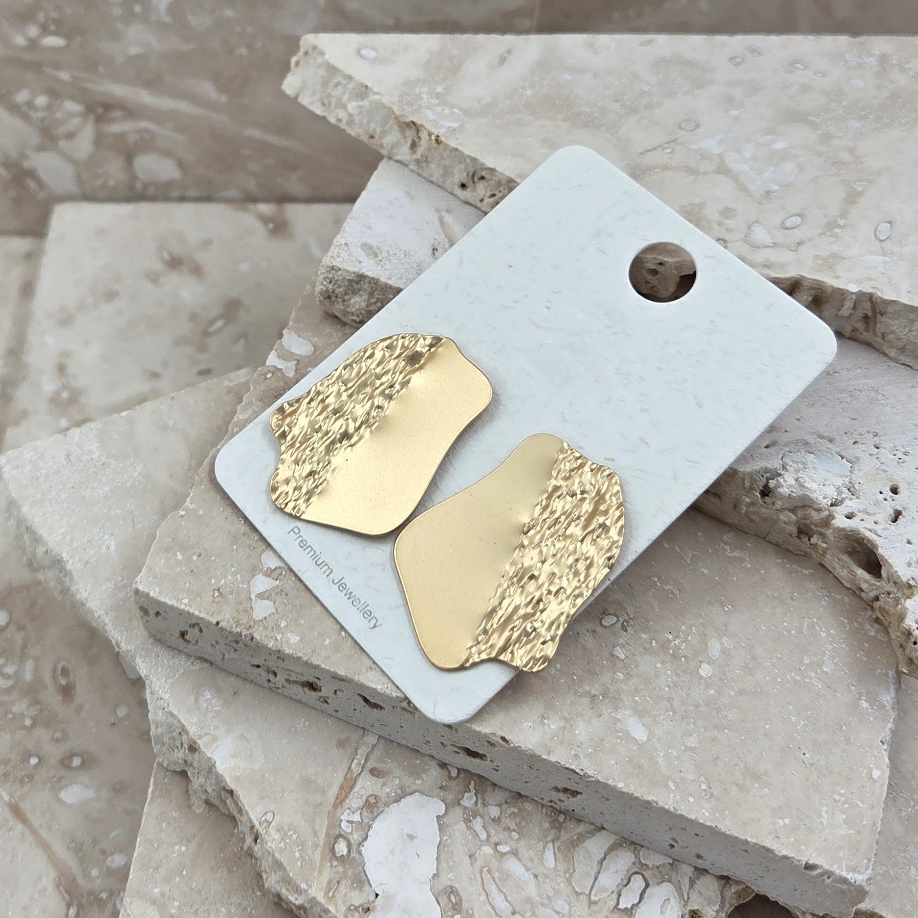 Enlarged Statement Stud Earrings