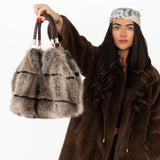 Faux Fur Handbag