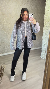 Zebra Corduroy Shirt