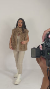'Marnie' - Faux Fur Gilet