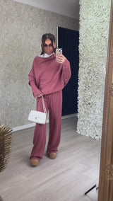 Paprika Straight Leg Jogger Trousers