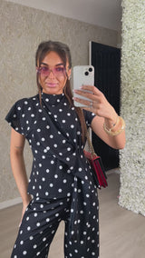 Polka Dot Stretchy Co-Ord Set