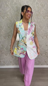 'La Dolce Vita' Capri Sleeveless Blazer