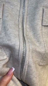 Premium Quality Tassel Jacket - Crystal Zip