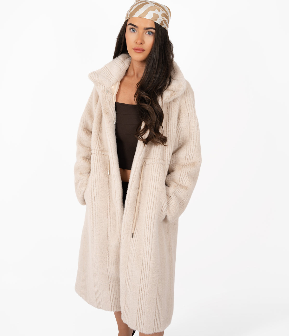 'Zara' - Luxe Drawstring Coat