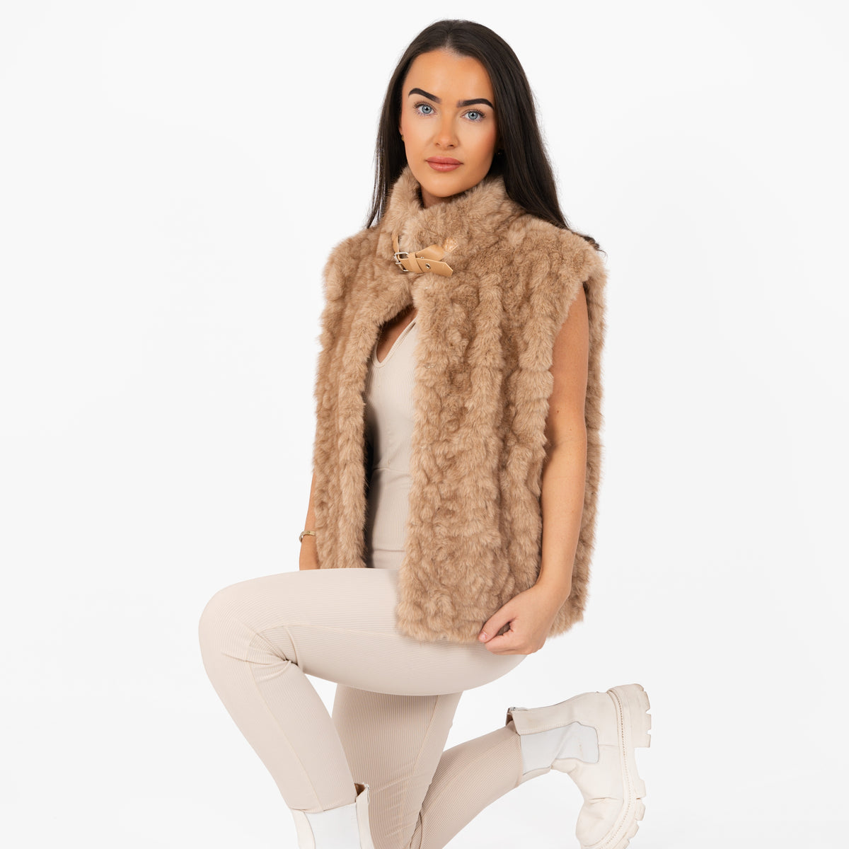 'Marnie' - Faux Fur Gilet