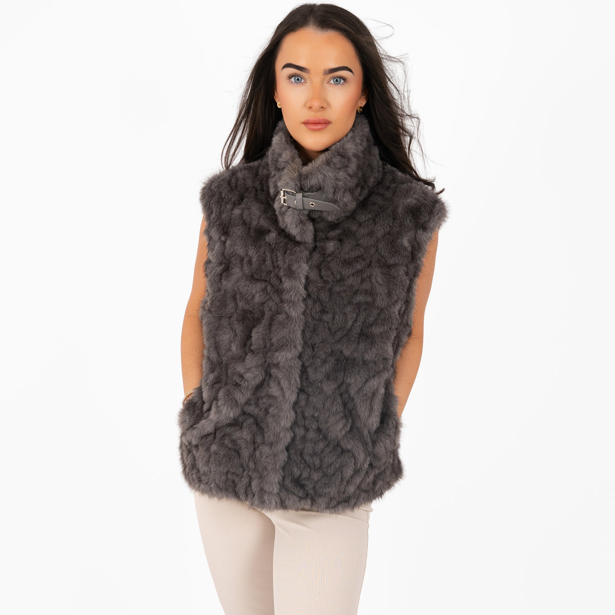 'Marnie' - Faux Fur Gilet